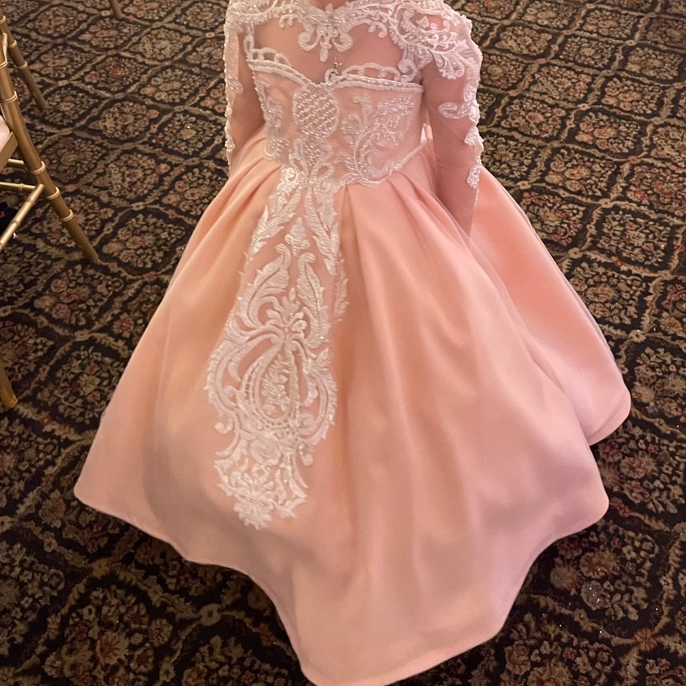 Gorgeous little girls dress handmade and shipped from Turkey.